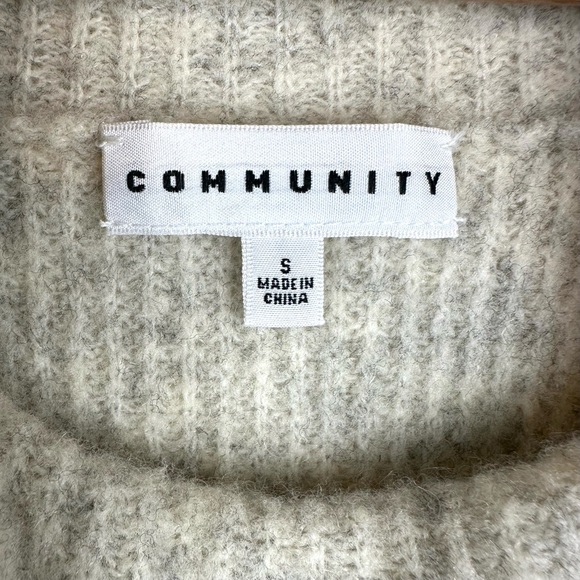 Community Sleeveless Turtleneck Wool Blend Sweater - Picture 6 of 11